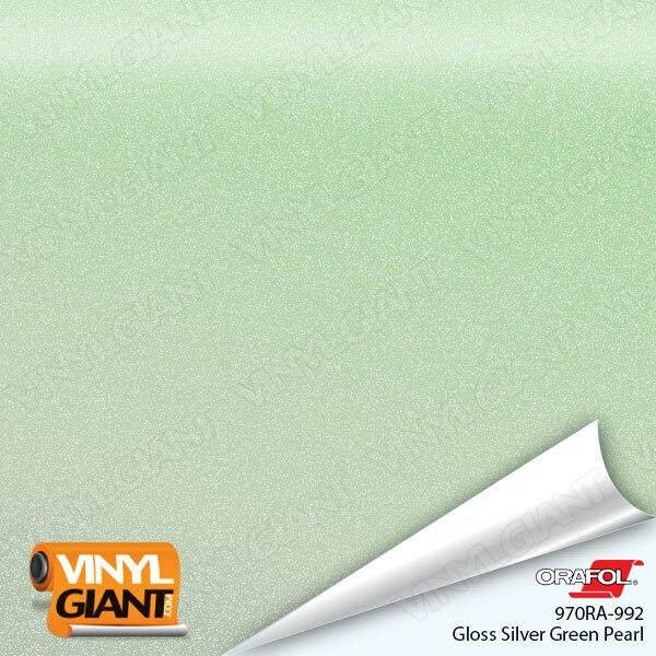 Gloss Silver Green Pearl - Orafol