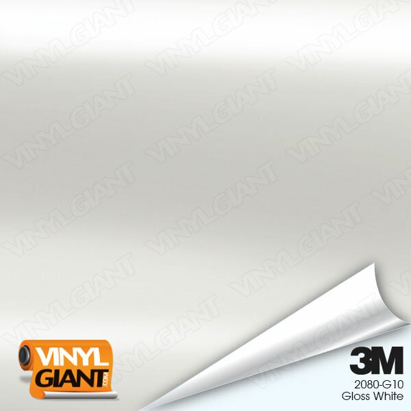 Vinilo Vinilo Blanco Brillo G10 3M 2080 adecuado para car wrapping